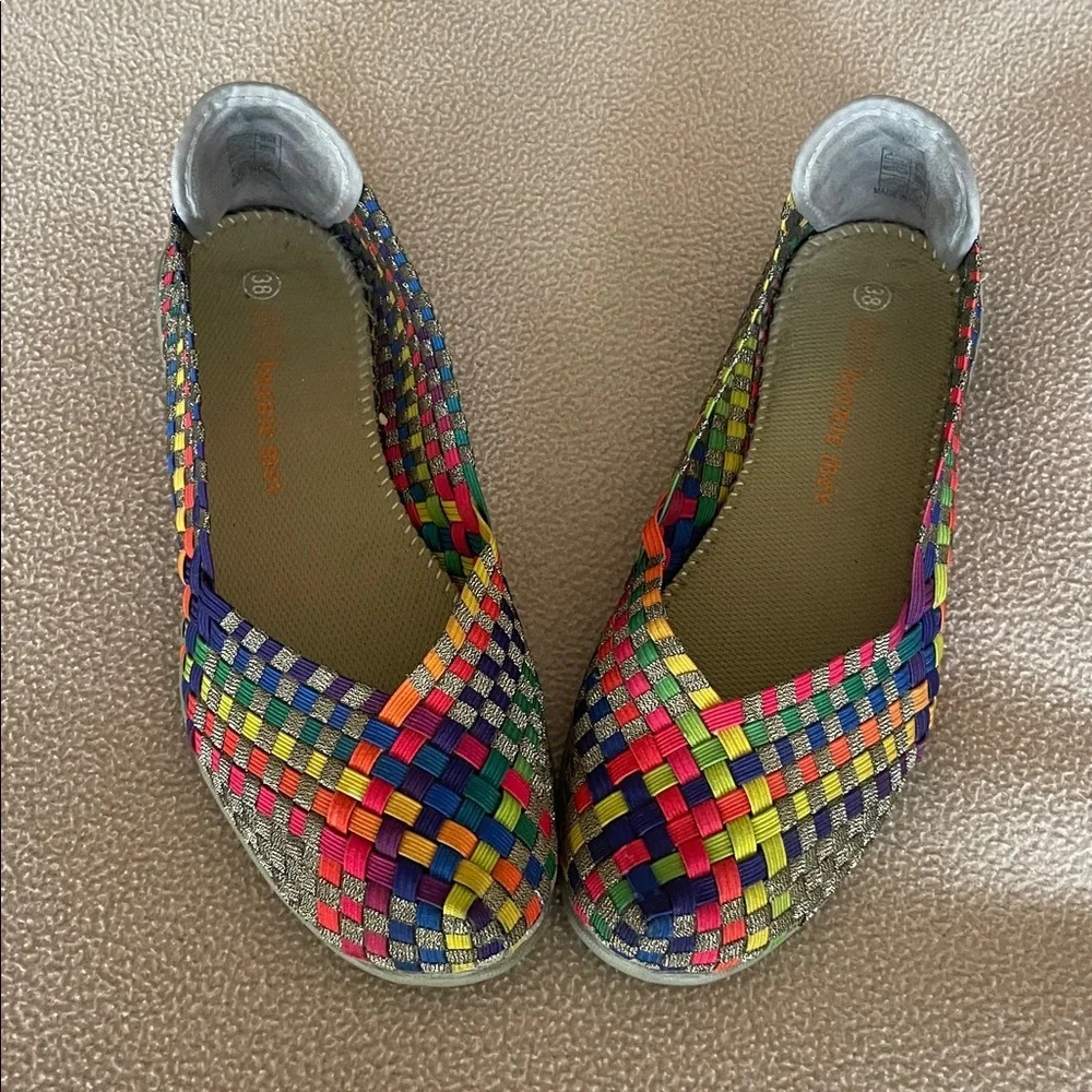 bernie mev. Multicolor Woven Sandals - Picture 2 of 7